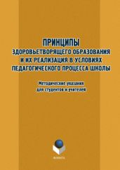 Принципы здоровьетворящего образования и их реализация в условиях педагогического процесса школы. Методические указания для студентов и учителей - Drongelen Wim Van