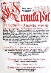 Хроника польская, литовская, жмудская и всей Руси - Стрыйковский Мацей