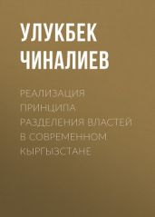 Реализация принципа разделения властей в современном Кыргызстане - Чиналиев Улукбек
