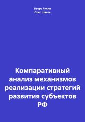 Компаративный анализ механизмов реализации стратегий развития субъектов РФ - Рисин Игорь Ефимович